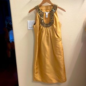 Laundry By design Size 4
100% silk Gold dress women